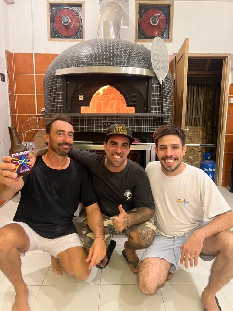 Marc, Mingu, and Marc Alberich — founders of Salami Karajaw